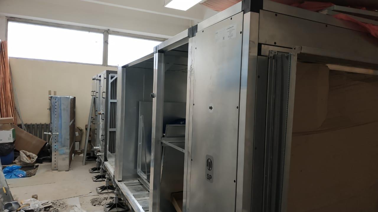 Сборка приточной вытяжной вентиляционной установки рамы для равномерного распределения нагрузки BigFoot - НИИ Командных Приборов